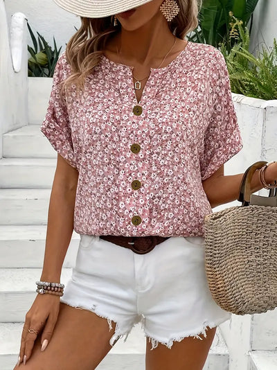 Lena | Bluse med blomster