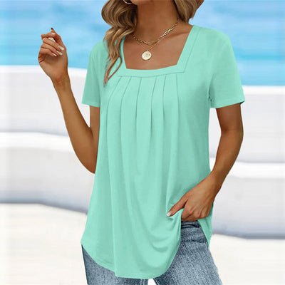 Lena | Plisseret bluse