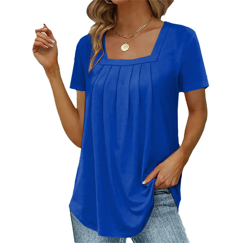 Lena | Plisseret bluse