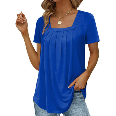 Lena | Plisseret bluse