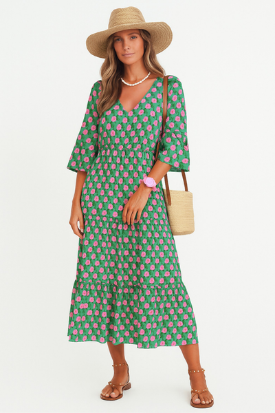 Lena | Maxikjole i boho-stil
